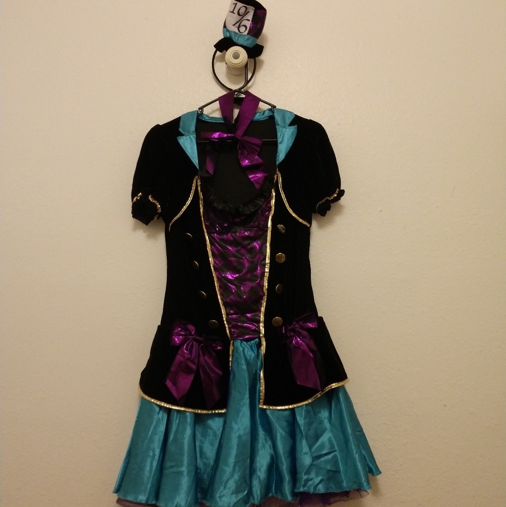 3 piece Mad Hatter costume